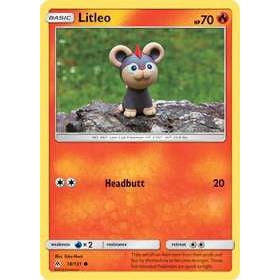 Pokemon Forbidden Light Litleo #18