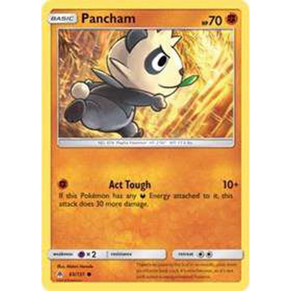 Pokemon Forbidden Light Pancham #65