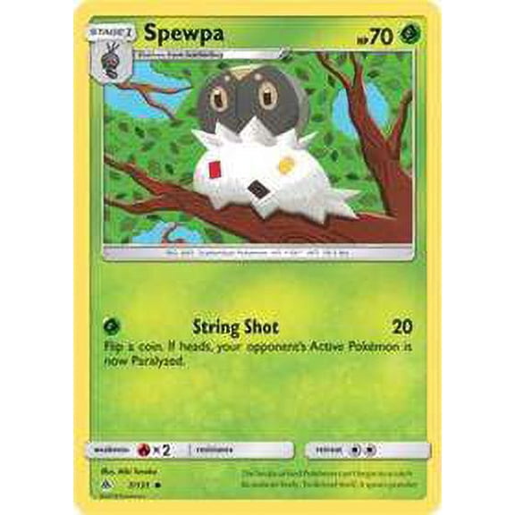 Pokemon Forbidden Light Spewpa #7