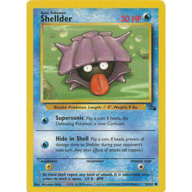 Pokemon Fossil Common Shellder #54 