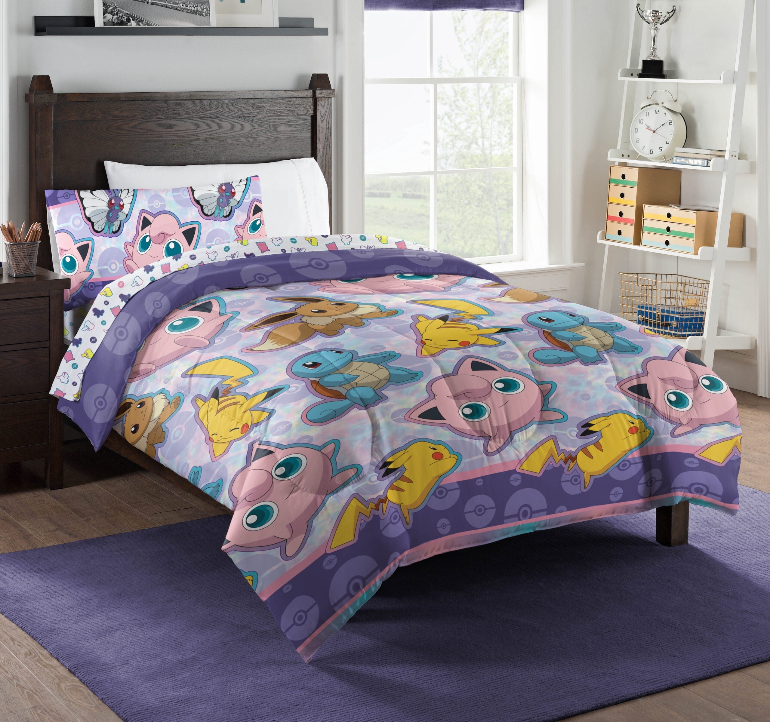 Pokemon Friendly Battle Twin Bed In Bag Set