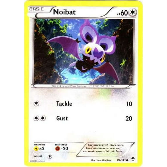 Pokemon Furious Fists Common Noibat #87