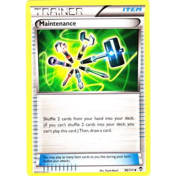 Pokemon Furious Fists Uncommon Maintenance #96