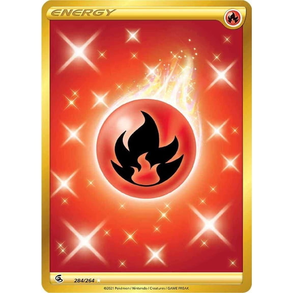 Pokemon Fusion Strike Fire Energy #284