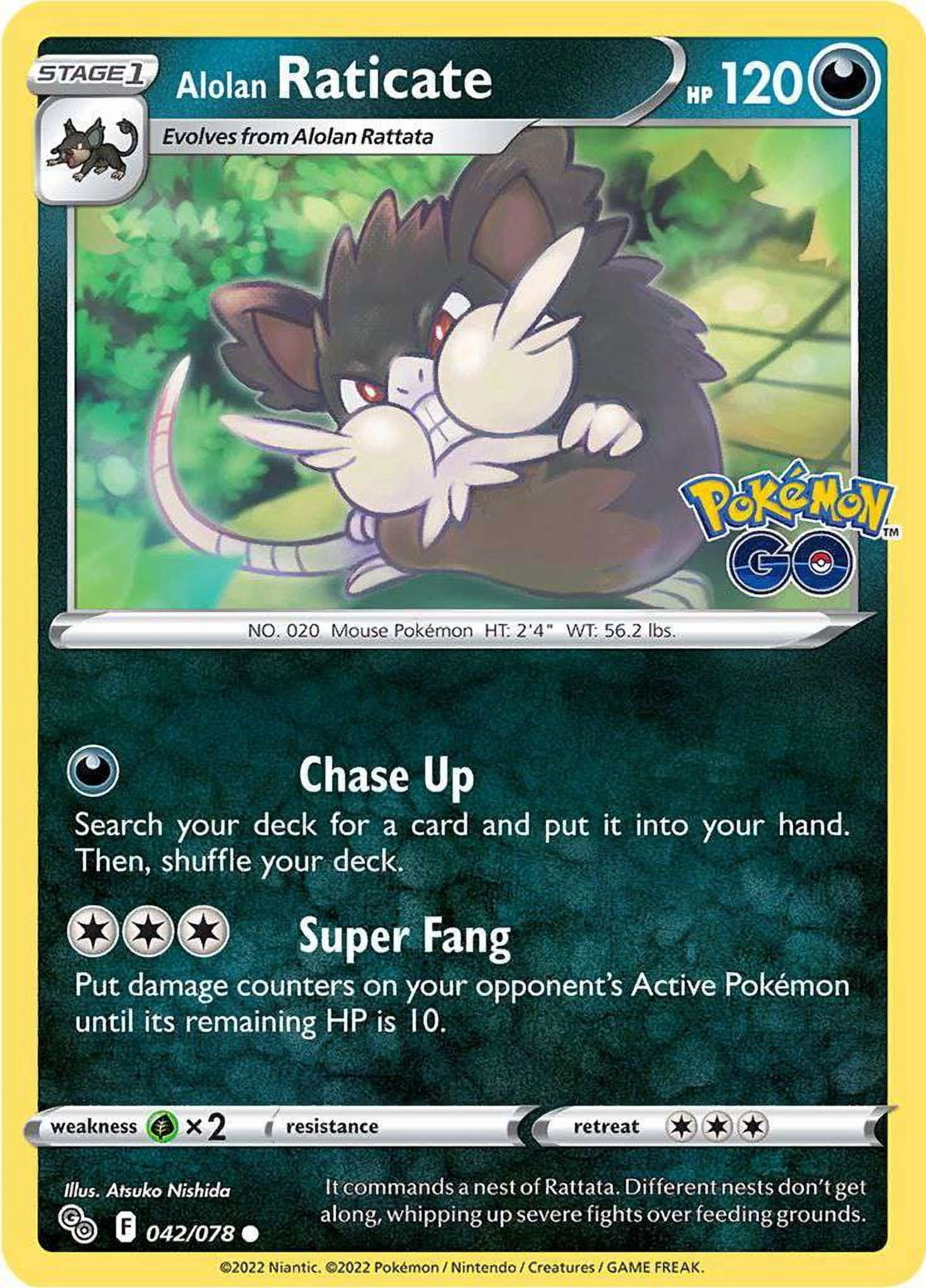 alolan raticate pokemon go card Alolan Raticate - 77/149 - Sun & Moon