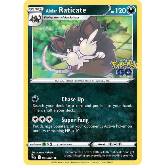 Pokemon GO Alolan Raticate #42