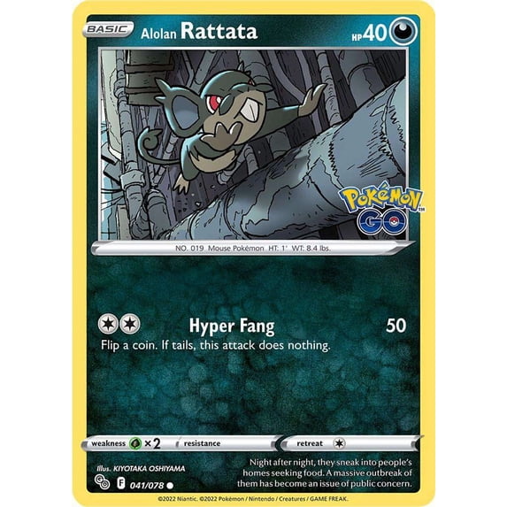 Pokemon GO Alolan Rattata #41