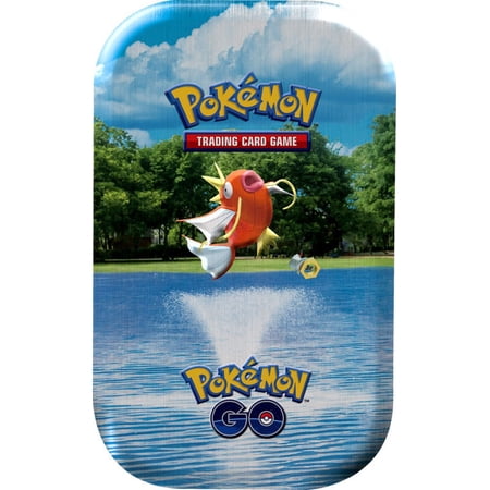 Pokemon GO Magikarp Mini Tin Set (2 Booster Packs, Coin & More)