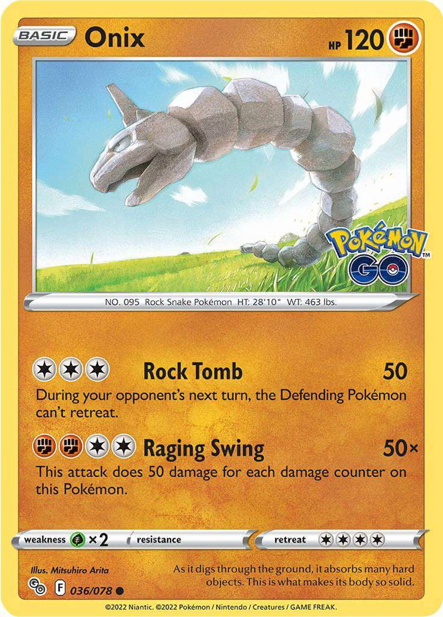 2016 onix pokemon card value (61/108) - Evolutions 2016 Onix Pokemon Card |