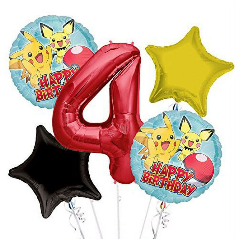 SHOPTIONS pikachu theme birthday combo-13 pc happy birthday banner,1 pikachu  foil,1 balloon foil,50 balloon,5 confeeti balloon. pack of 70 Price in  India - Buy SHOPTIONS pikachu theme birthday combo-13 pc happy birthday