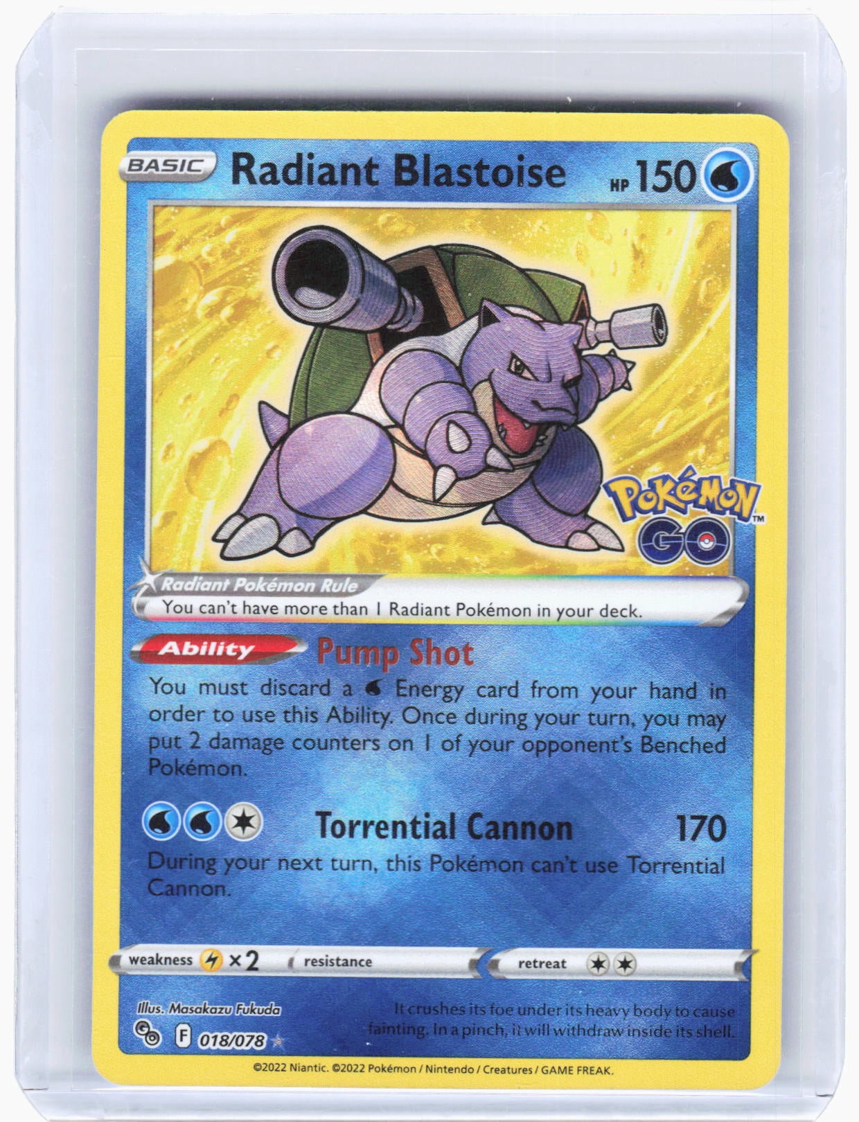pokemon shiny blastoise card Blastoise ex - 184/165 - Scarlet & Violet 151 main image 0