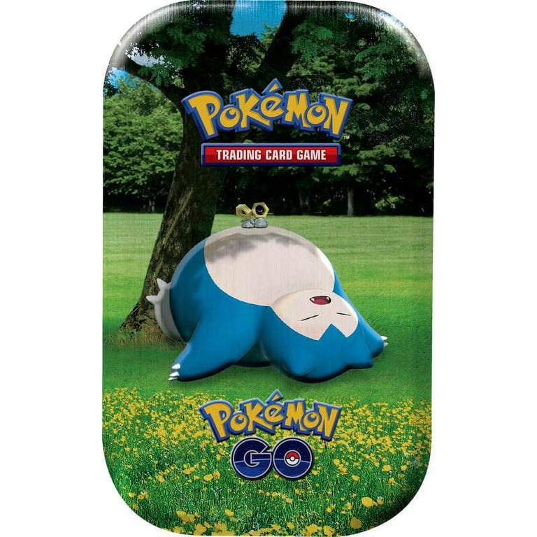 Pokemon GO Snorlax Mini Tin Set (2 Booster Packs, Coin & More