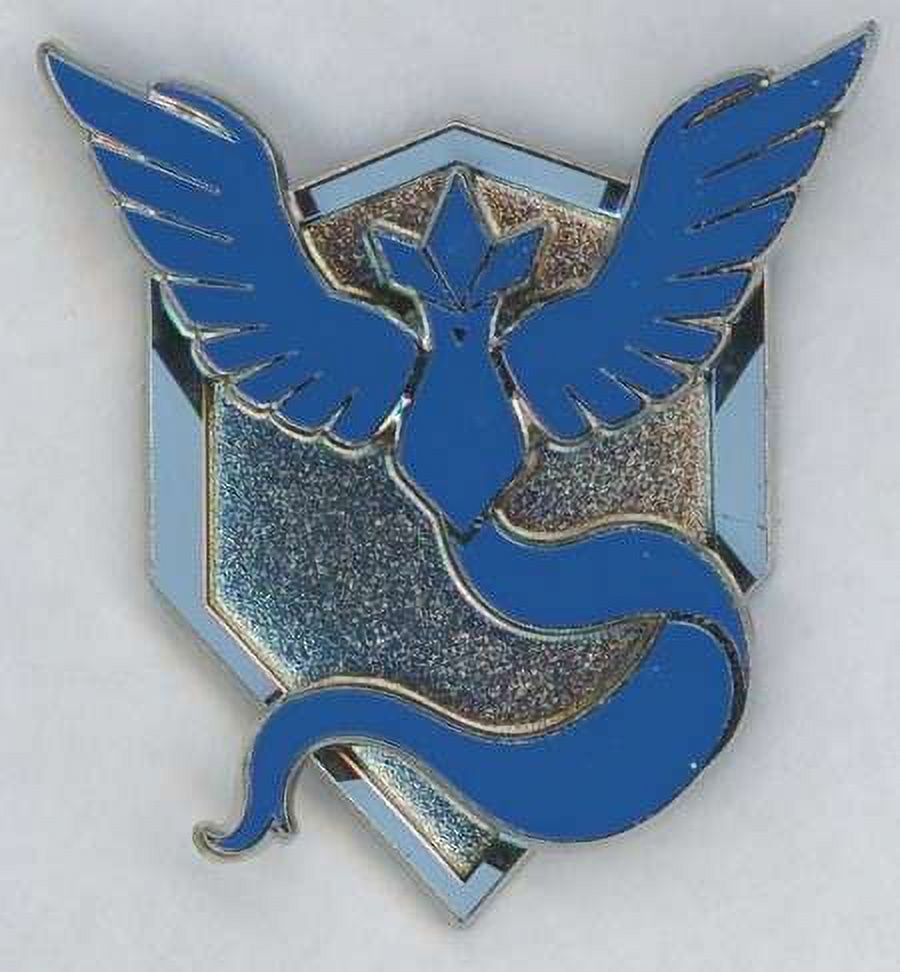 Pokemon GO Team Mystic Articuno Metal Pin Badge (No Packaging)