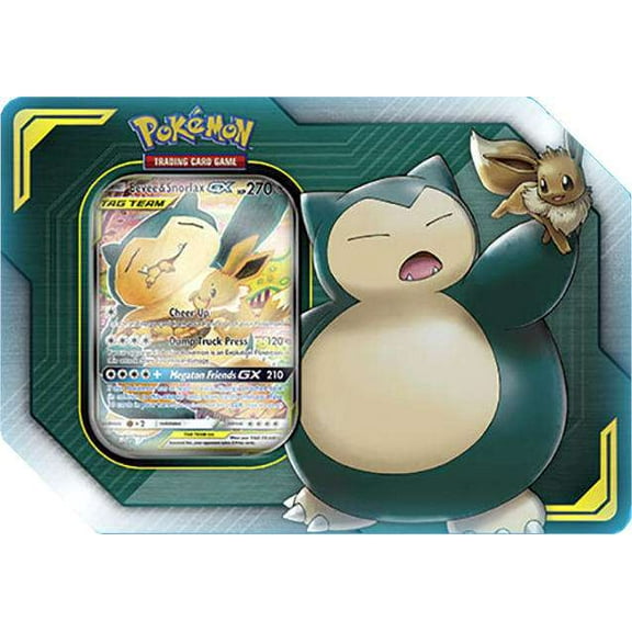 Pokemon GX Tag Team Eevee & Snorlax-GX Collector Tin
