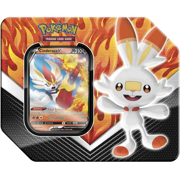 Pokemon Galar Partners Cinderace V Tin
