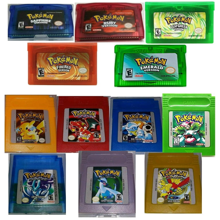 Pokemon Gameboy games Legacy Collection. All games for Gameboy