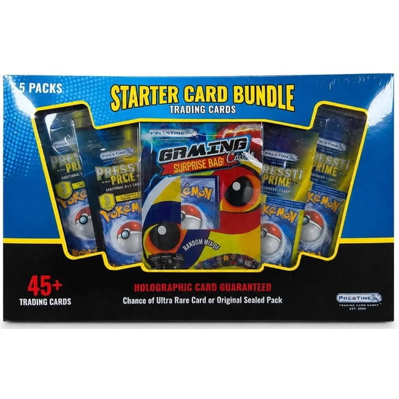 Pokemon Gaming Starter Card Bundle [45+ Cards]