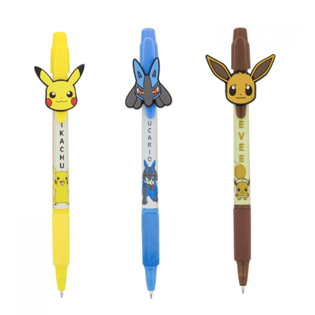 Pokemon Gen 1 Favorites 3-Pack Pen Set