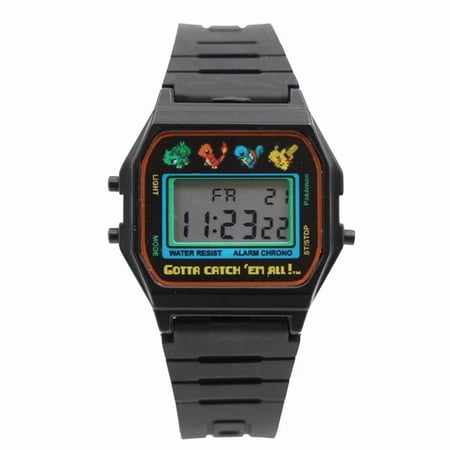 Pokemon 893029 Gen 1 Pixel Sprites LCD Digital Watch