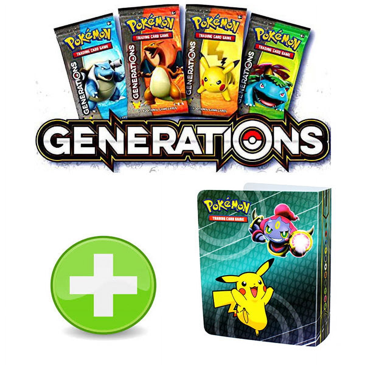Pokemon Generations Booster Pack with Hoopa and Pikachu Mini Binder