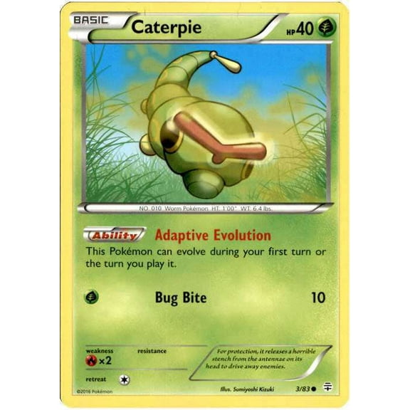 Pokemon Generations Common Caterpie #3