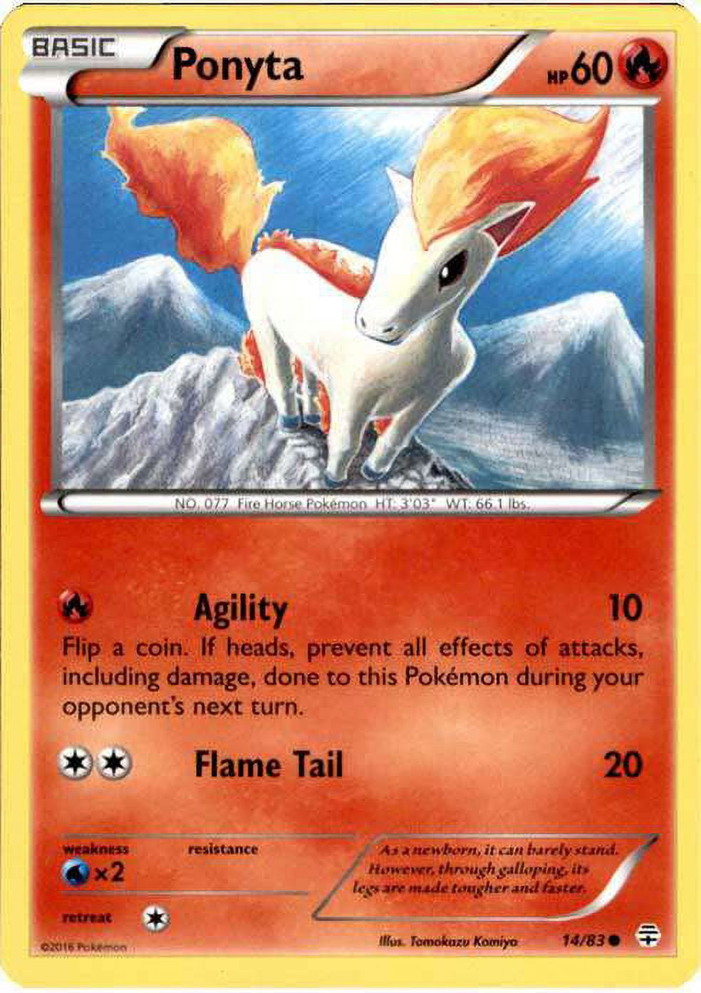 ponyta pokemon card value (Mega Shine #93/117, 1-Star Shiny) Ponyta (72/102) Pokemon Generations Common Ponyta #14