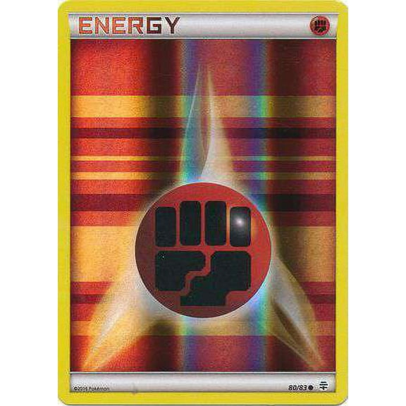 Pokemon Generations Holo Fighting Energy #80