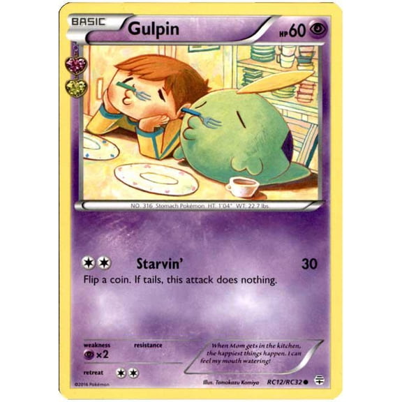 Pokemon Generations Radiant Collection Gulpin RC12