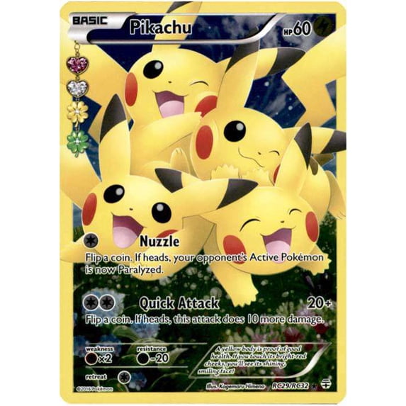 Pokemon Generations Radiant Collection Ultra Rare Pikachu RC29