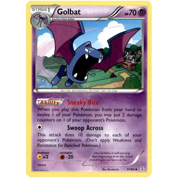Pokemon Generations Uncommon Golbat #31