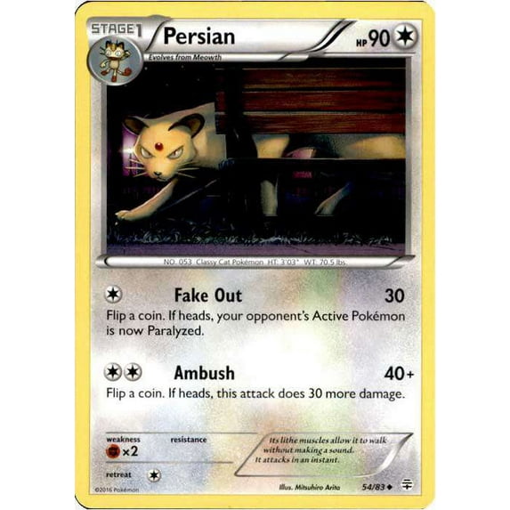 Pokemon Generations Uncommon Persian #54