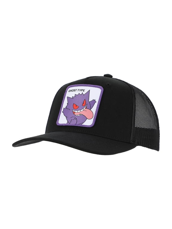 Pokemon Gengar Black Trucker Hat
