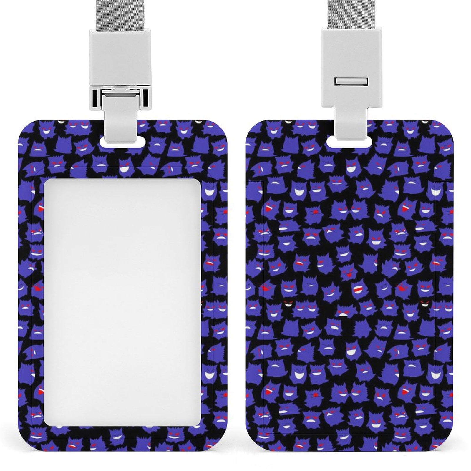 Pokemon_Gengar ID Card Name Badge Holder Vertical Name Tag Holder ID