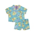 thumbnail image 1 of Pokemon Girls 2- Piece Jersey Short Sleeve Top and Short Coat Pajama Set, Sizes 4-12, 1 of 3