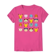 Pokemon Girls' Mixin Heads T-Shirt (Little Girls & Big Girls)