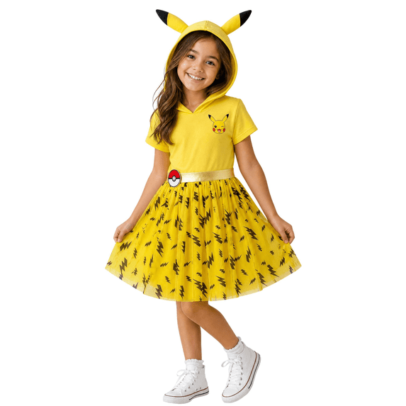 Pokemon 28 Pokemon Girls Pikachu Cosplay Dress, Sizes 4-14 - Walmart.com