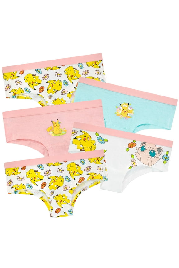 Pokemon Girls Underwear Pack of 5 Pikachu 6-14