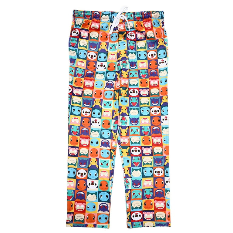 Pokemon Gotta Catch Em All Men s Multi Colored Sleep Pajama Pants