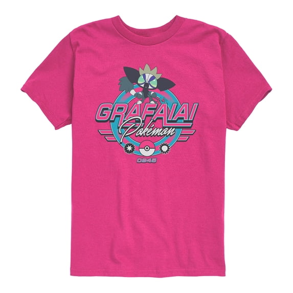 Pokemon - Grafaiai Racing - Youth Boys Short Sleeve Graphic T-Shirt
