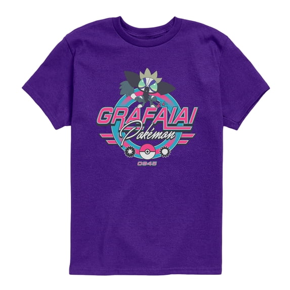 Pokemon - Grafaiai Racing - Youth Boys Short Sleeve Graphic T-Shirt