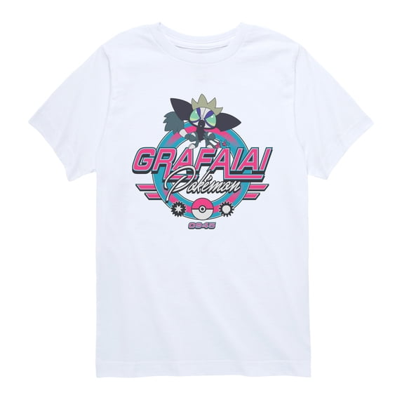 Pokemon - Grafaiai Racing - Youth Boys Short Sleeve Graphic T-Shirt