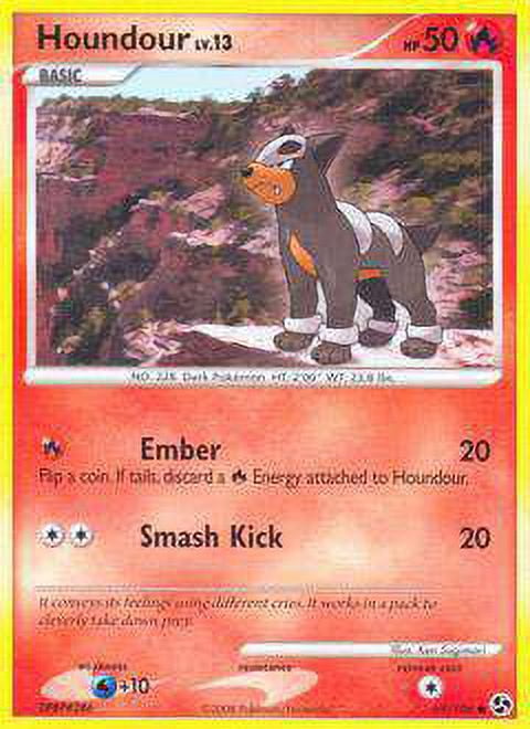 pokemon card houndour Pokemon Black & White Dragons Exalted Common Houndour #74