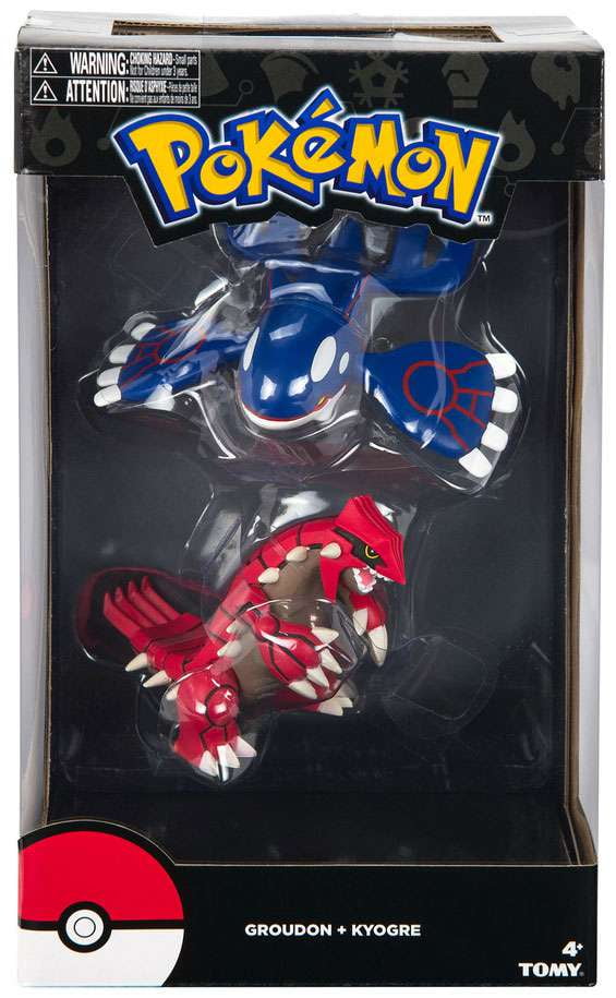 ポケモン Kyogre Groudon フィギュアセット Primal Groudon Kyogre Pokemon Kaiyodo & Takara Tomy Figure
