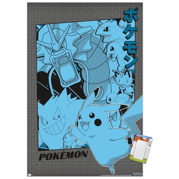 Pokemon - Group Anime Wall Poster, 14.725" x 22.375"