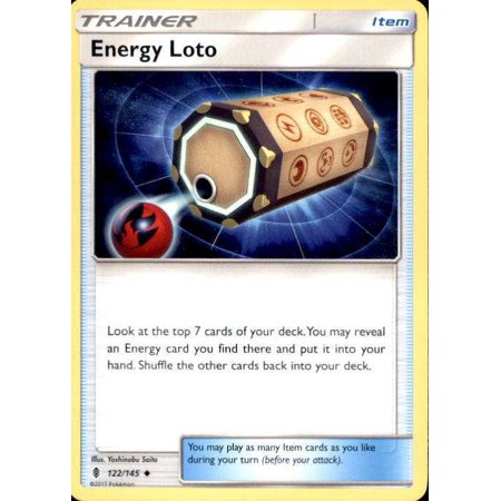 Pokemon Guardians Rising Energy Loto #122