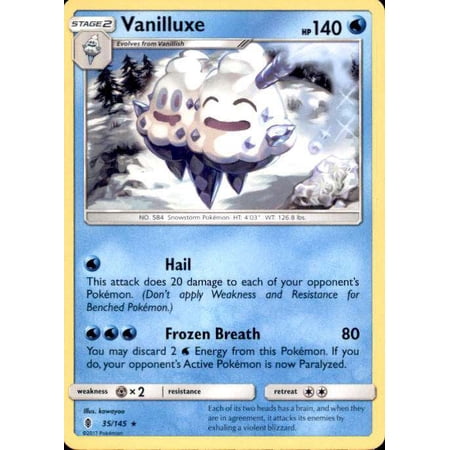 Pokemon Guardians Rising Vanilluxe #35