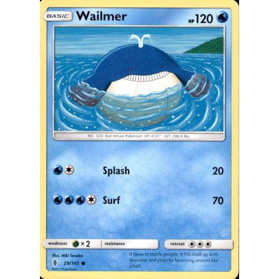 Pokemon Guardians Rising Wailmer #29