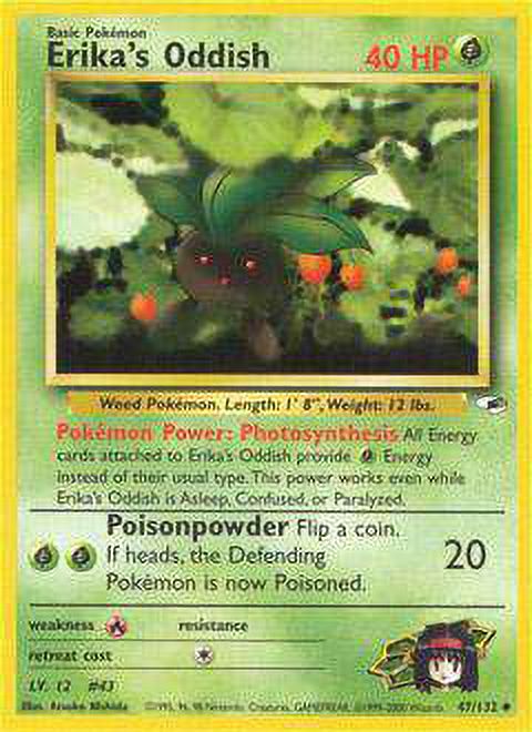 shiny oddish pokemon card Pokemon Oddish 092/091 PSA 9 – Zapp! Comics main image 1