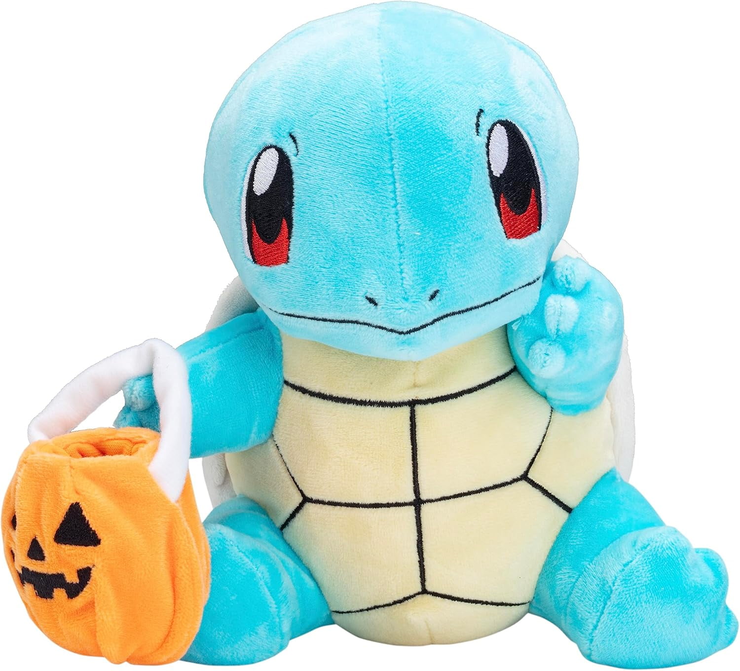 Pokemon Halloween 8" Squirtle Plush with Pumpkin Bag Accessory - 2024 Limited Edition - Officially Licensed - Soft Cute Seasonal Stuffed Animal Toy - Gift for Kids, Boys, & Girls