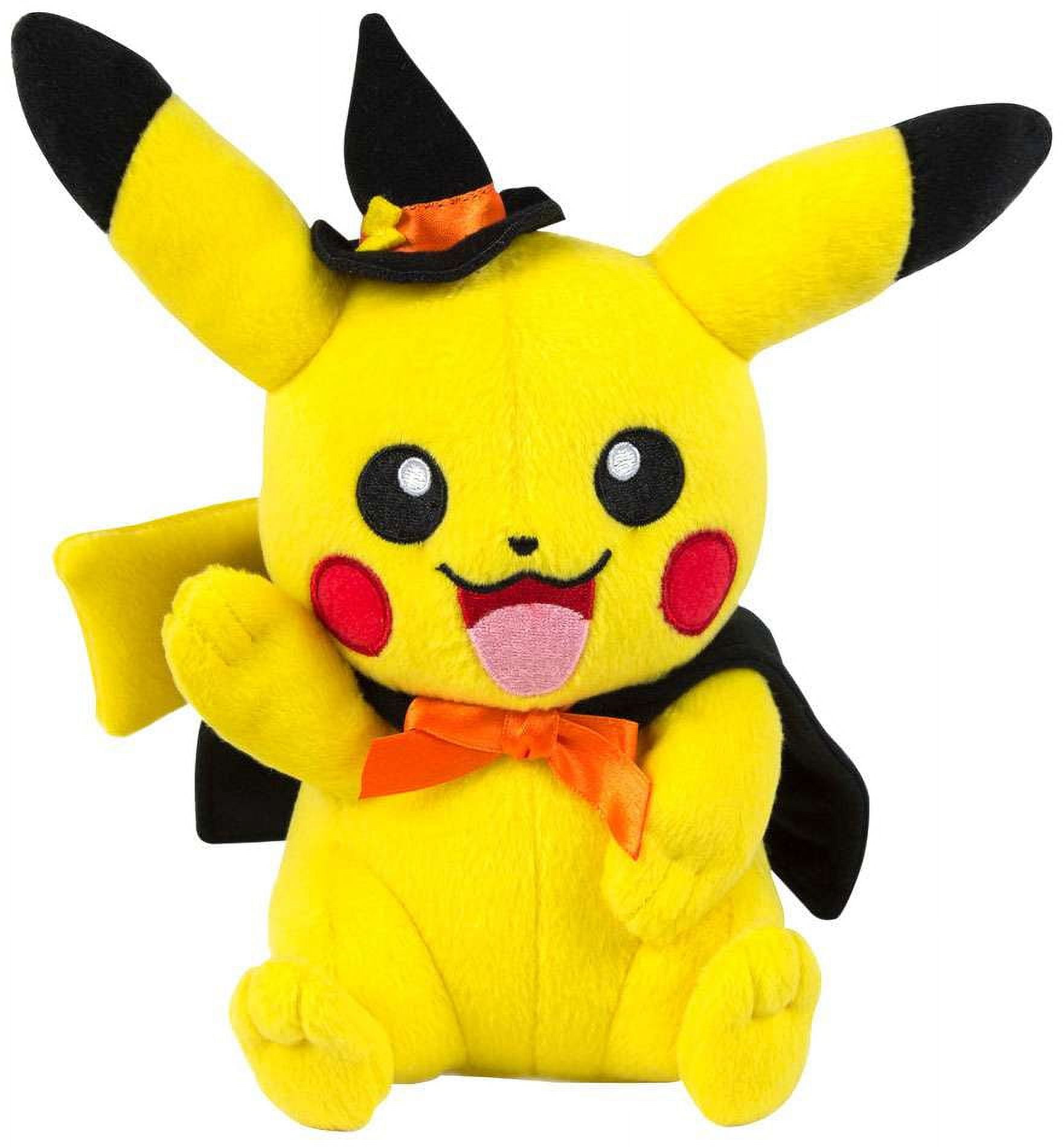 Pokémon Tricks & Treats 2023: Pikachu Wearing Pumpkin Costume Plush - 8 ¼  in.